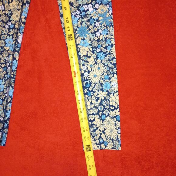 Free People Movement FP Lose Control Leggings Floral Blue Yellow Women's Size XS - Picture 7 of 7
